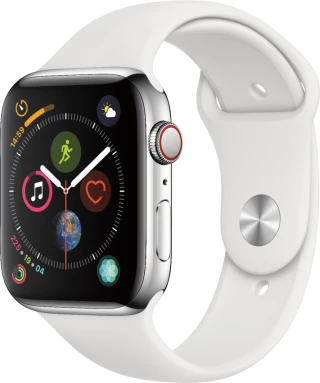 IZONE.BG BLACK FRIDAY 2023 - Apple Watch Series 5 GPS, Корпус White Stainless Steel & Ceramic 44mm