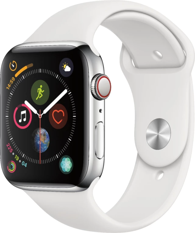 Apple Watch Series 5, Корпус White Stainless Steel & Ceramic 44mm