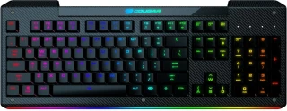 IZONE.BG BLACK FRIDAY 2023 - COUGAR Гейминг клавиатура Aurora S, RGB, черна