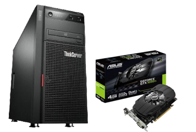 Lenovo Геймърски компютър ThinkServer TS430 + GeForce GTX 1050 TI 4GB