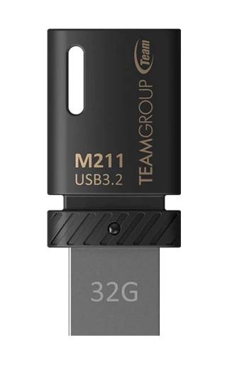 Team Group USB Флаш памет 32GB M211, черен - TM211332GB01